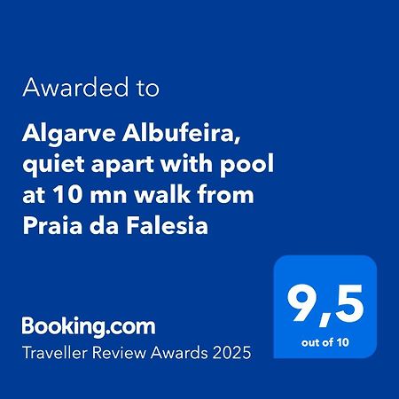 Algarve Albufeira, Quiet Apart With Pool At 10 Mn Walk From Praia Da Falesia Оллюш-де-Аґуа Екстер'єр фото
